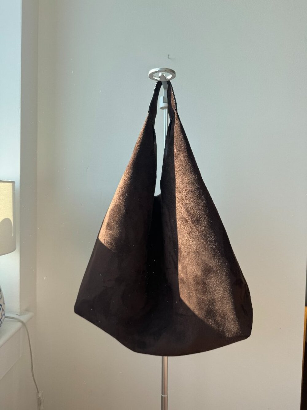 Gap Vegan Suede Oversided Slouchy Tote Bag